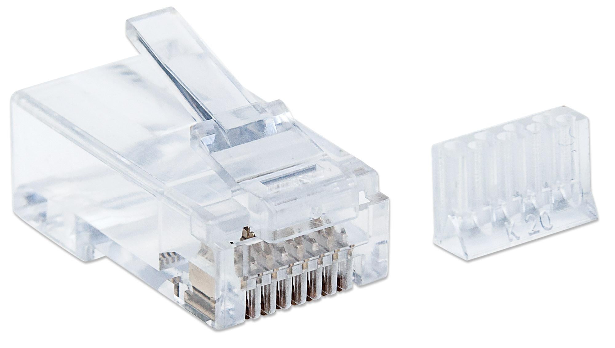 Confezione da 90 Plug Modulari Cat.6 RJ45 UTP - Miniatura 2