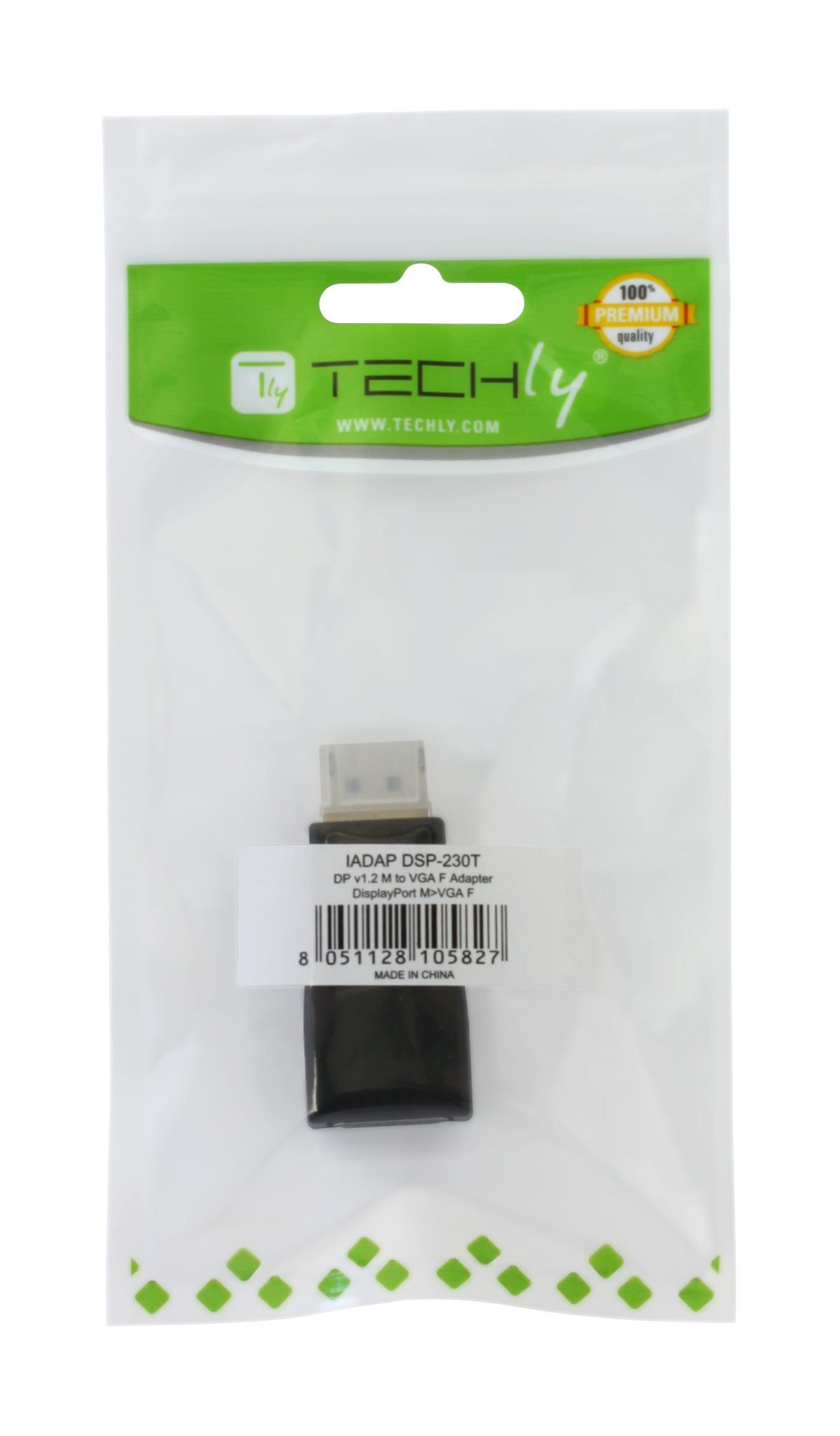 Convertitore DisplayPort v.1.2 M a VGA F compatto - Miniatura 2