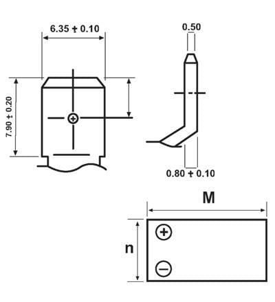 Batteria Piombo-Acido per UPS 12 V 7 Ah, NP7-12L - Miniatura 2