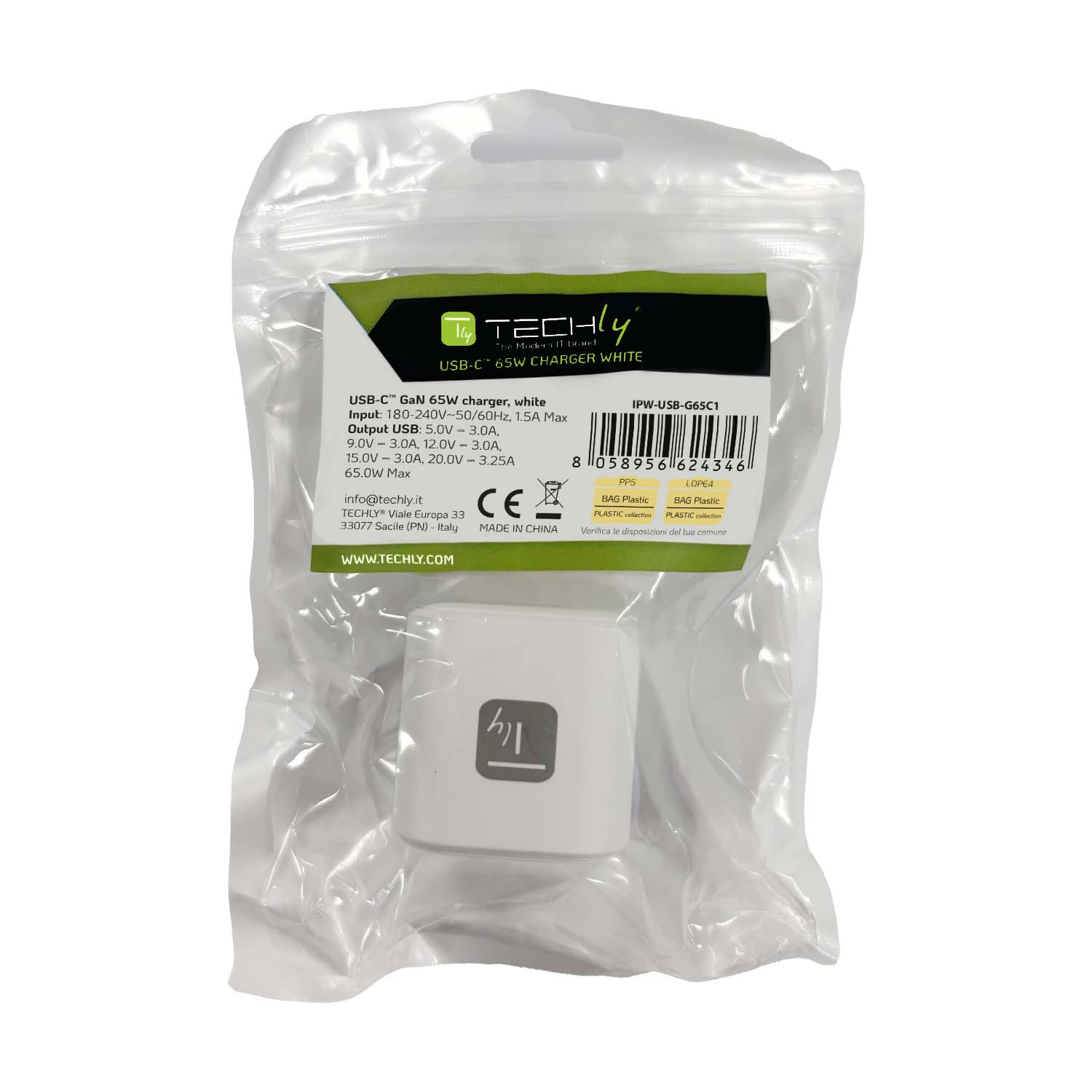 Caricatore Alimentatore GaN USB-C™ da Muro 65W - Miniatura 2