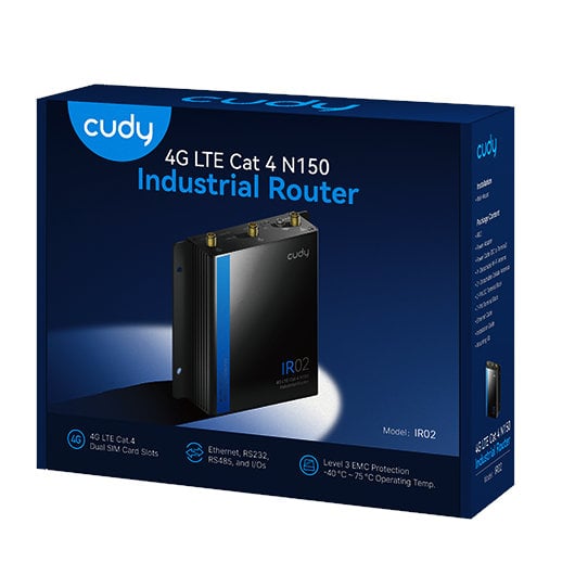 Router Wi-Fi Industriale 4G LTE con Sim Cat 4 N150, IR02 - Miniatura 2