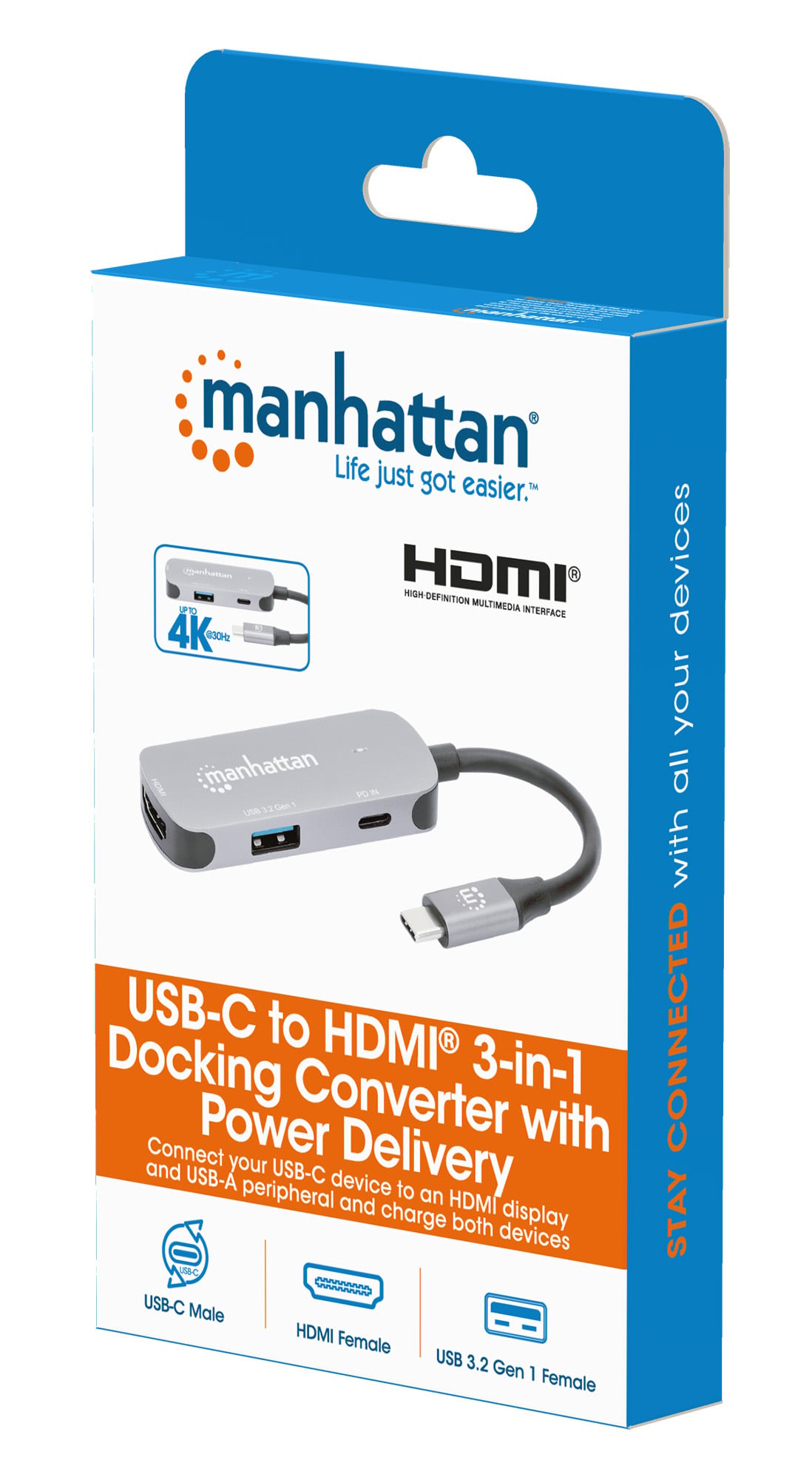 Convertitore USB-C™ a HDMI 3-in-1 con Power Delivery - Miniatura 2