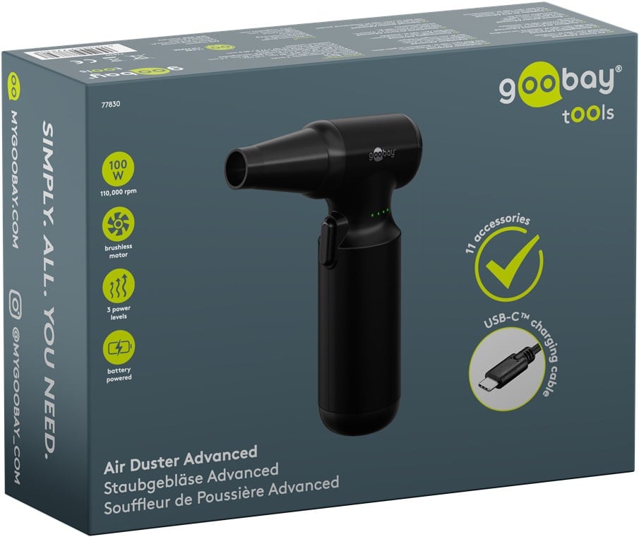 Set Soffiatore Rimuovi Polvere Advanced a Batteria Senza Fili - Miniatura 2