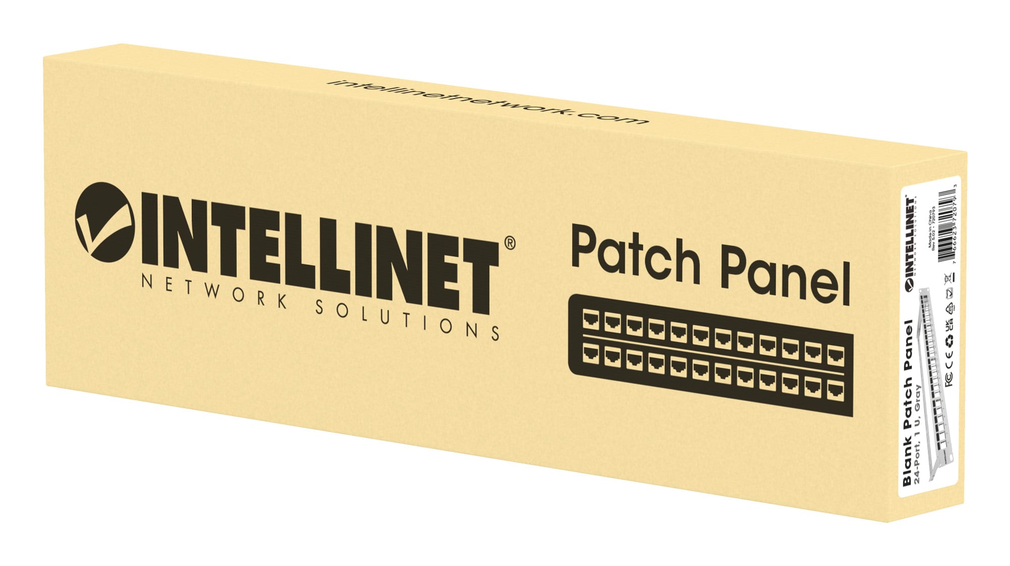 Pannello Patch Modulare Senza Frutti 24 Posti Grigio - Miniatura 2