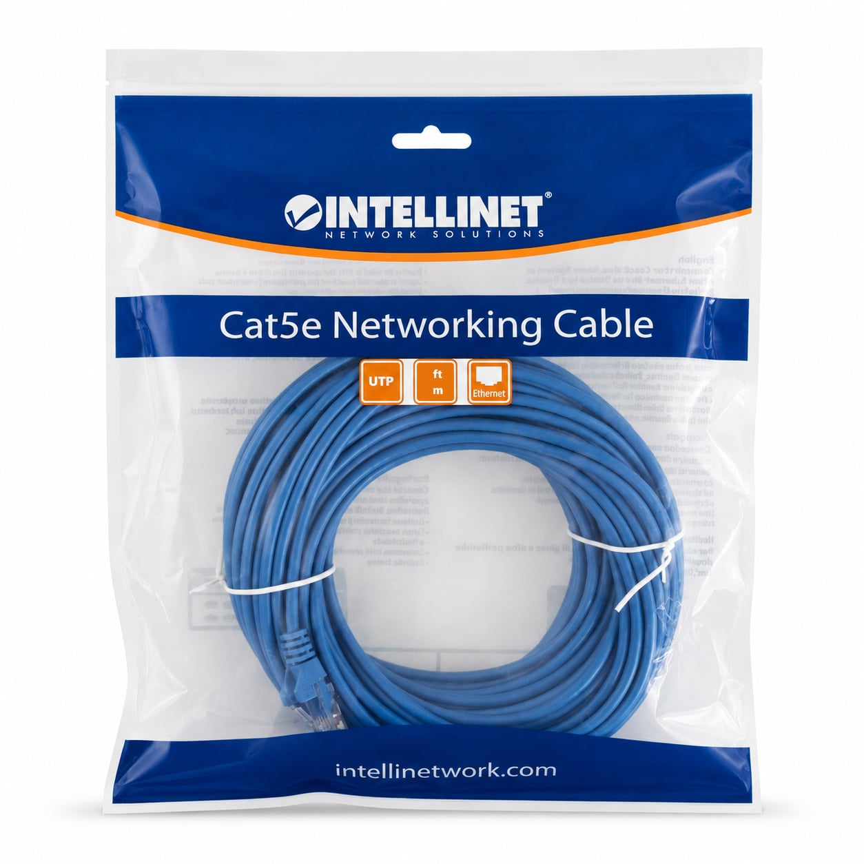 Cavo di rete Patch in Rame Cat. 5e Blu UTP 20 m - Miniatura 2