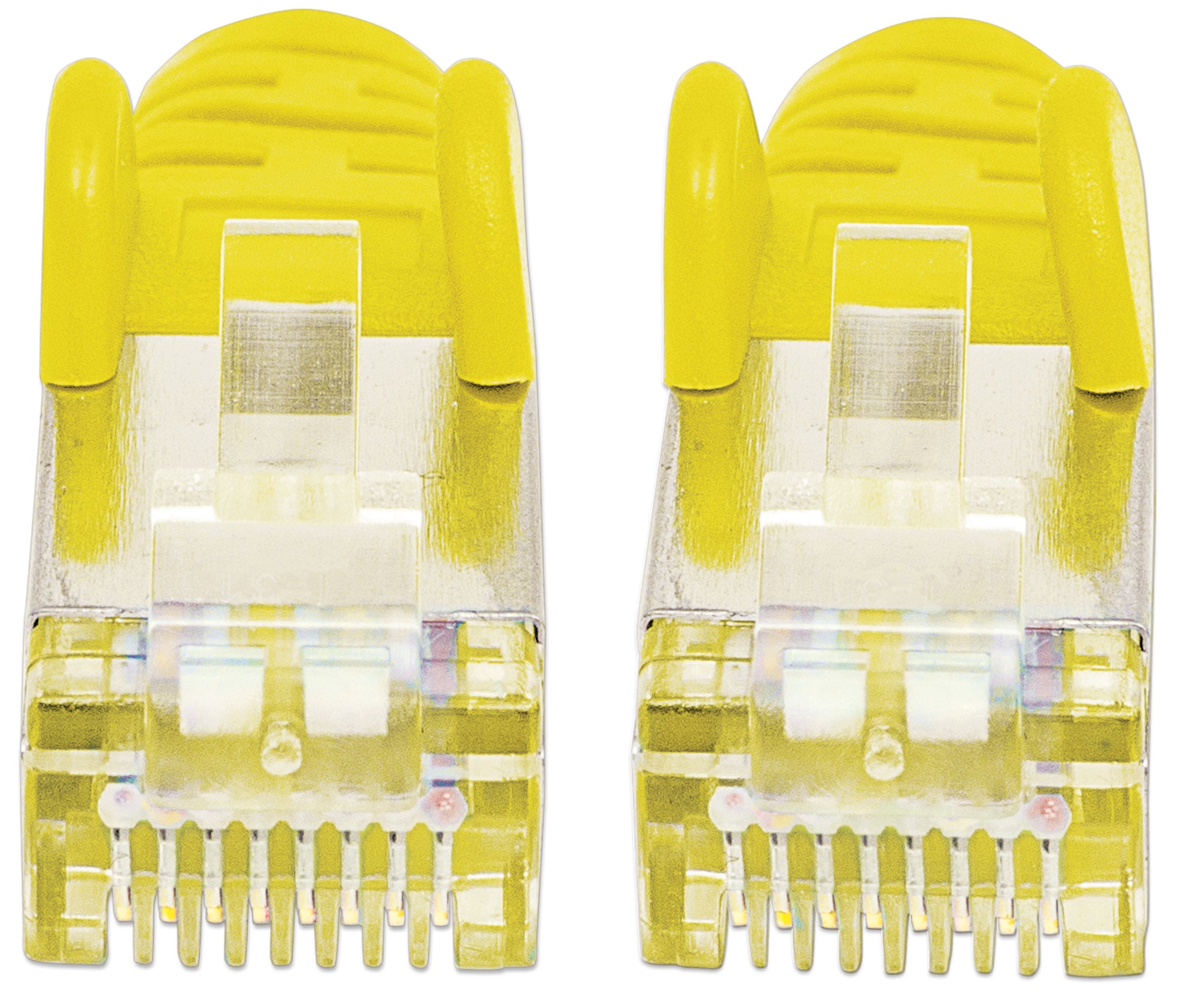 Cavo Patch Cat.7 Plug RJ45 6A S/FTP LSZH 15m Giallo - Miniatura 3