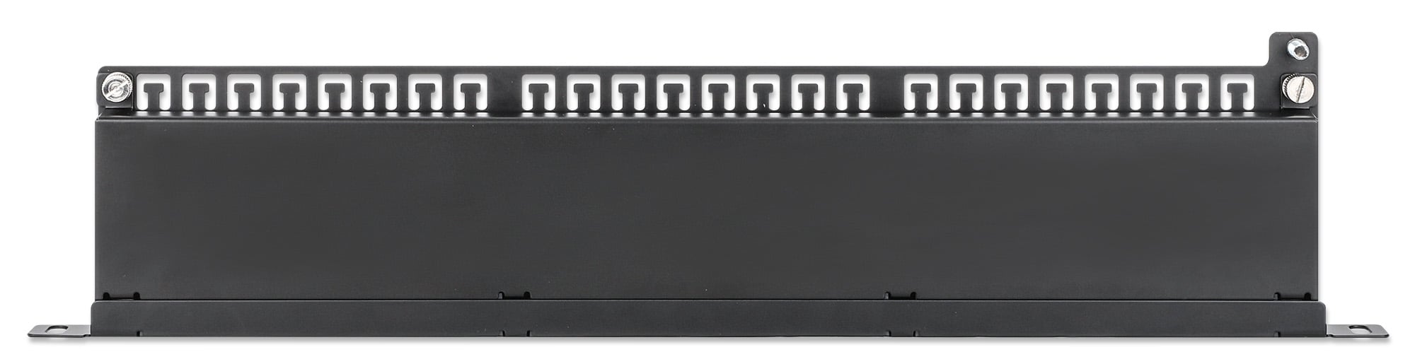 Pannello Patch UTP 24 Posti RJ45 0,5 U Cat. 6 Nero - Miniatura 3