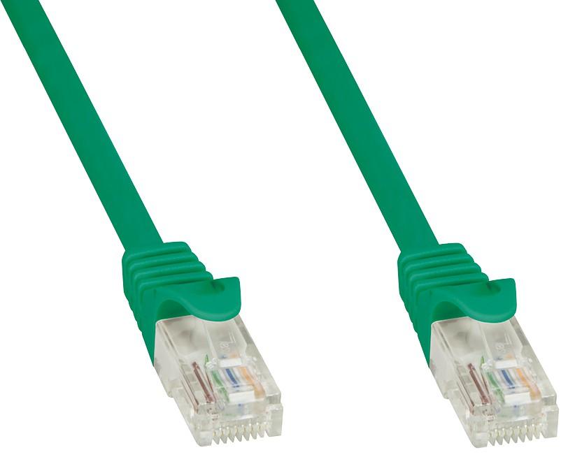 Cavo di rete Patch in CCA Cat.5E Verde UTP 10m - Miniatura 3