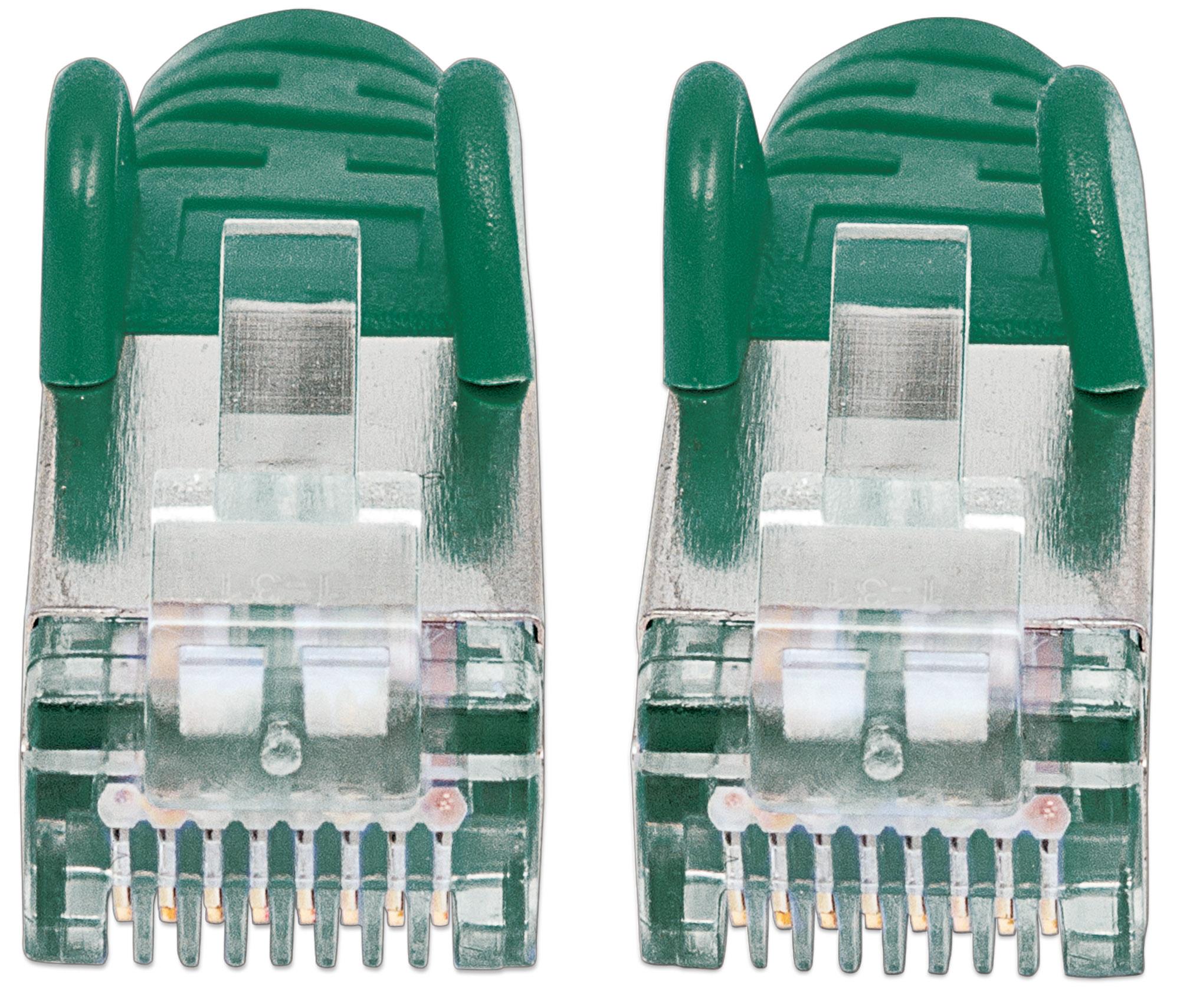 Cavo di rete Patch in rame Cat. 6 Verde SFTP LSZH 30m - Miniatura 3