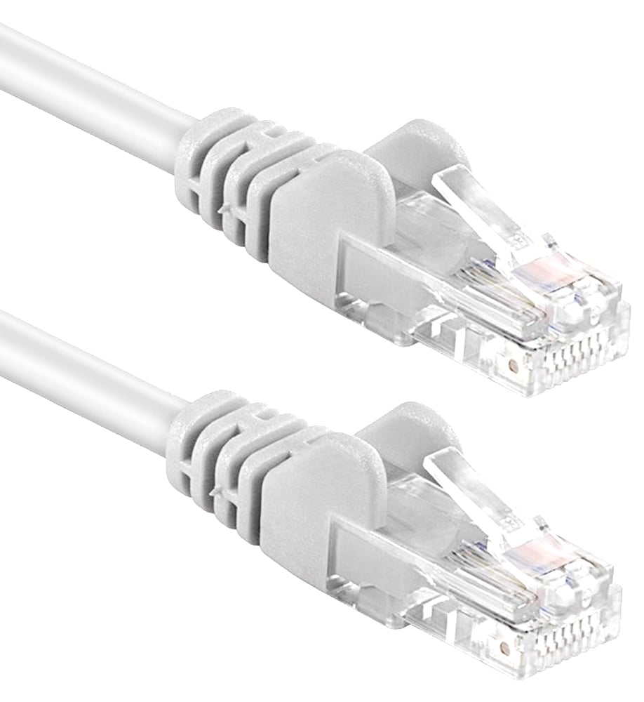 Cavo di rete Patch in Rame Cat. 5e Bianco UTP 2 m - Miniatura 3