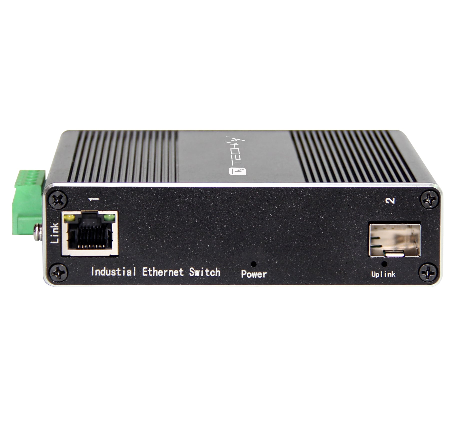 Convertitore Ethernet Industriale Gigabit 1 porta RJ45 a 1 porta SFP Non Gestito - Miniatura 3