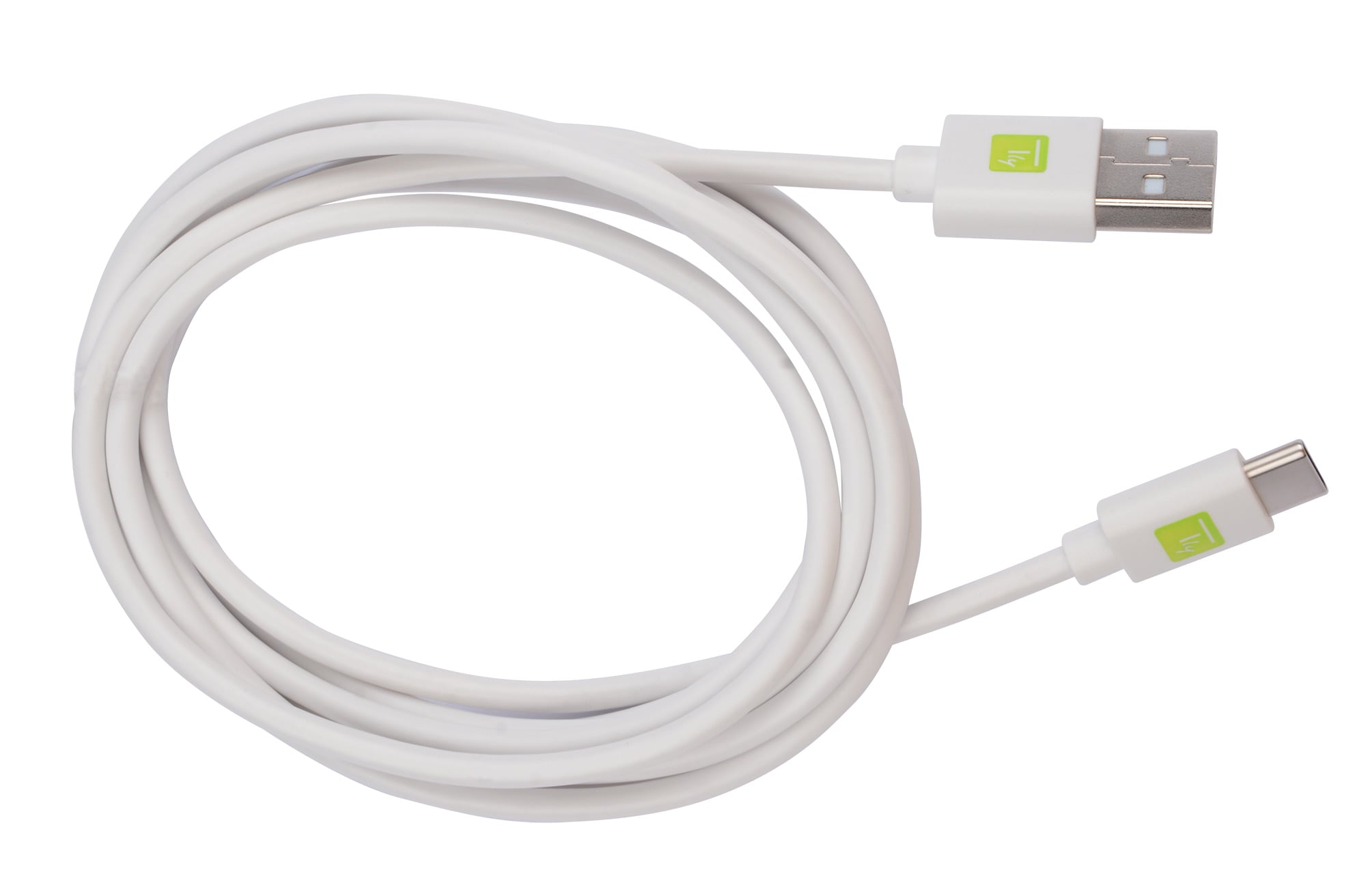 Cavo USB A Maschio 2.0 / USB-C™ Maschio 2m Bianco - Miniatura 3