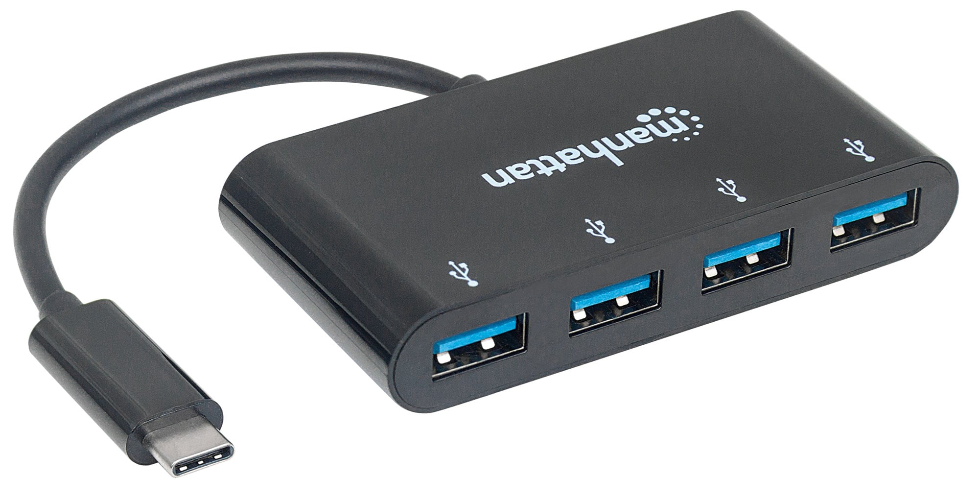 Hub USB-C™ SuperSpeed 4 Porte USB-A 3.2 Gen 1 Femmina Nero - Miniatura 3