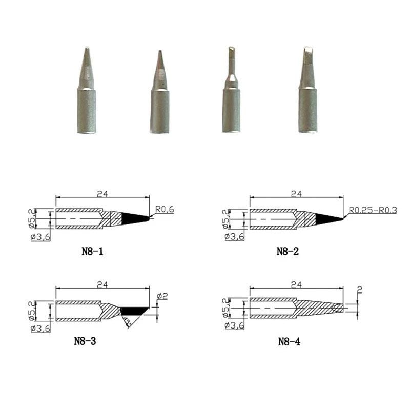 Set Punte di Saldatura per Stazione di Saldatura I-TOOL-SD-8961A - Miniatura 3