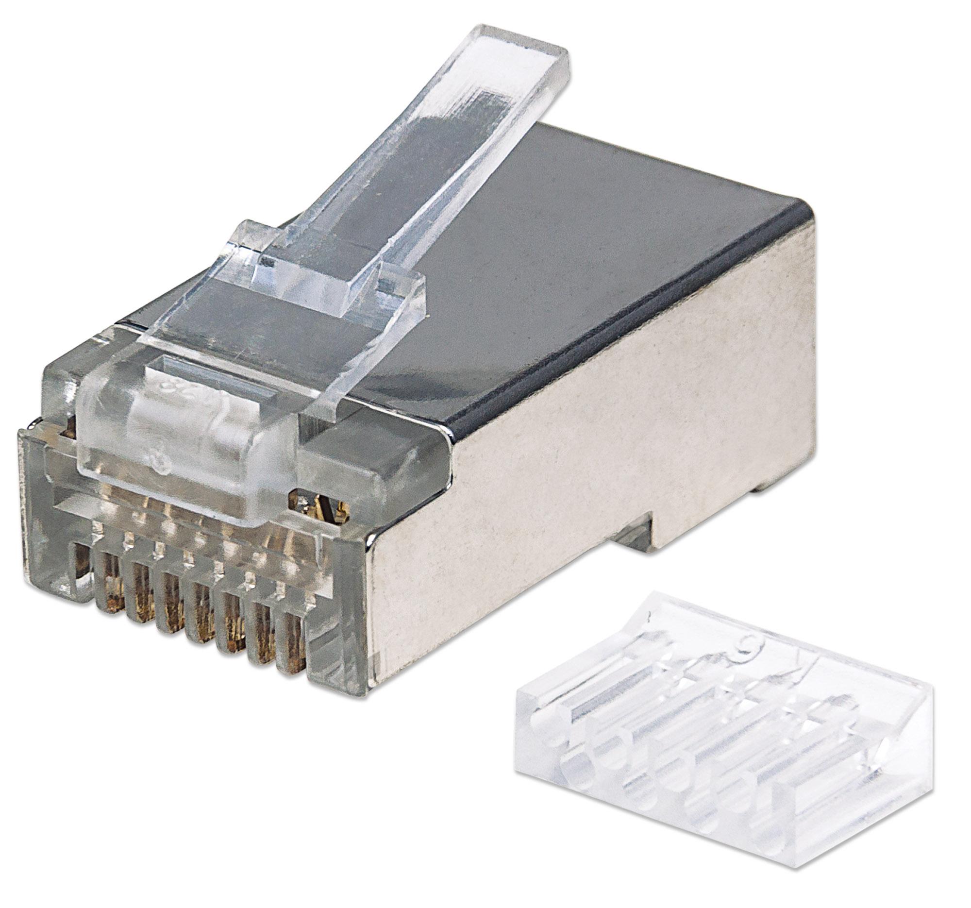 Confezione da 90 Plug Modulari Cat6 RJ45 STP - Miniatura 3