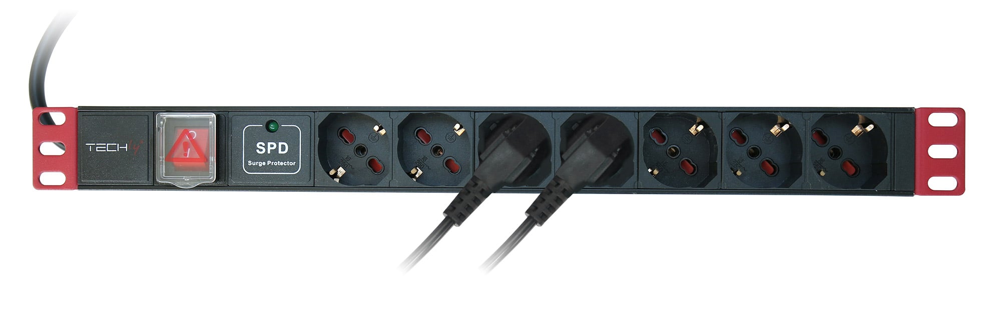 Multipresa da Rack 19'' 7 Posti con limitatore da sovratensioni - Miniatura 3