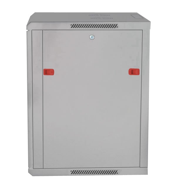 Armadio Rack 19'' a muro 12 unità sezione unica prof. 450mm Grigio - Miniatura 3