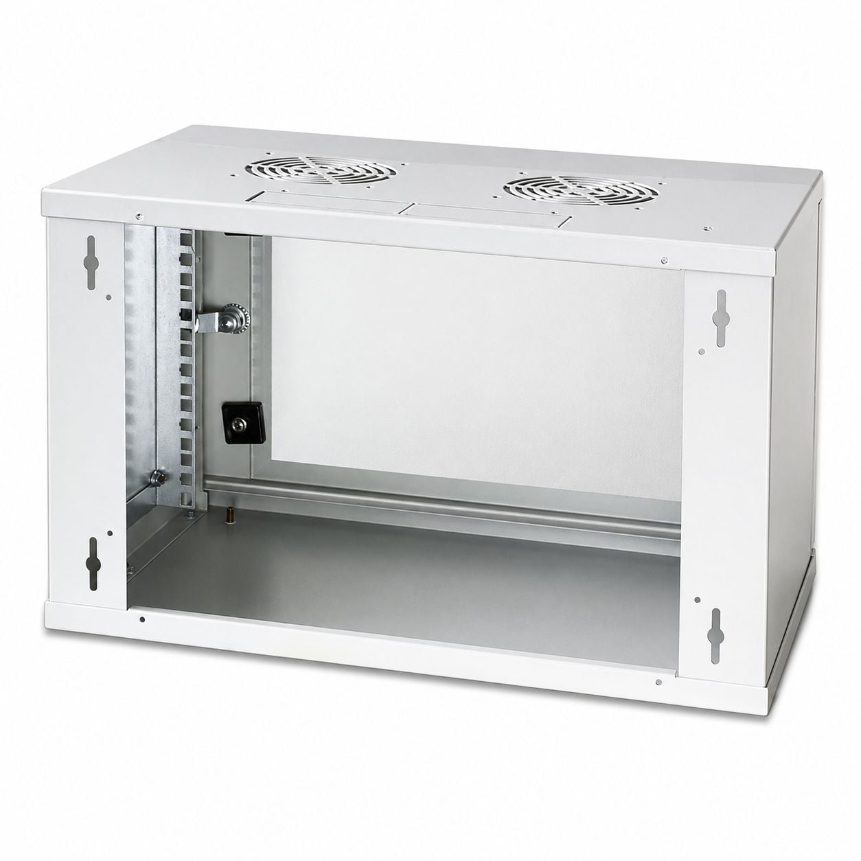 Armadio Rack 19'' a muro 6 unità prof. 320 Grigio Assemblato - Miniatura 3