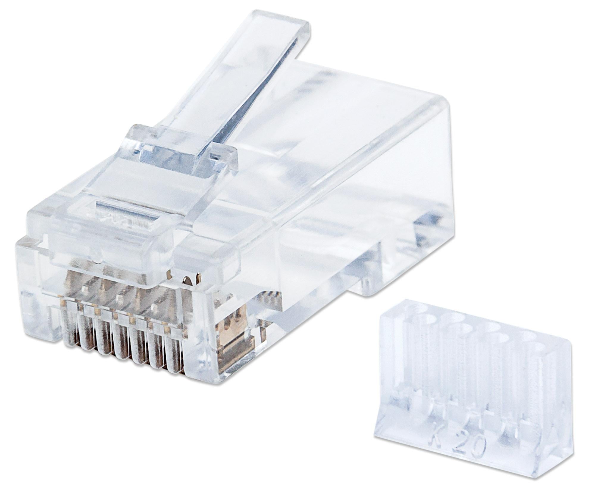 Confezione da 90 Plug Modulari Cat.6 RJ45 UTP - Miniatura 3
