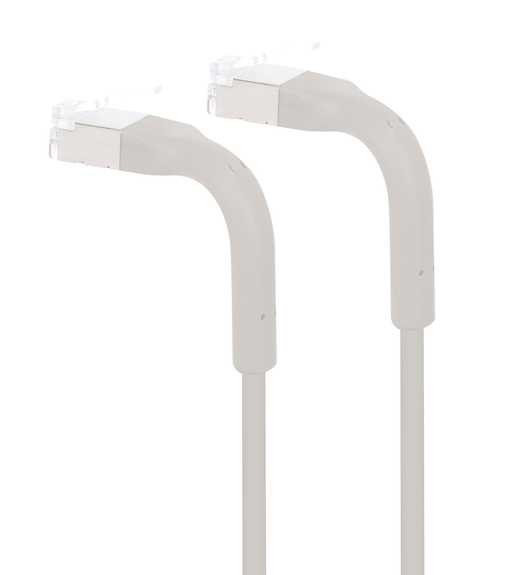 Cavo di rete Patch in Rame Cat. 6A F/FTP Pieghevole FlexiBoot Slim Grigio 0,3 m - Miniatura 3