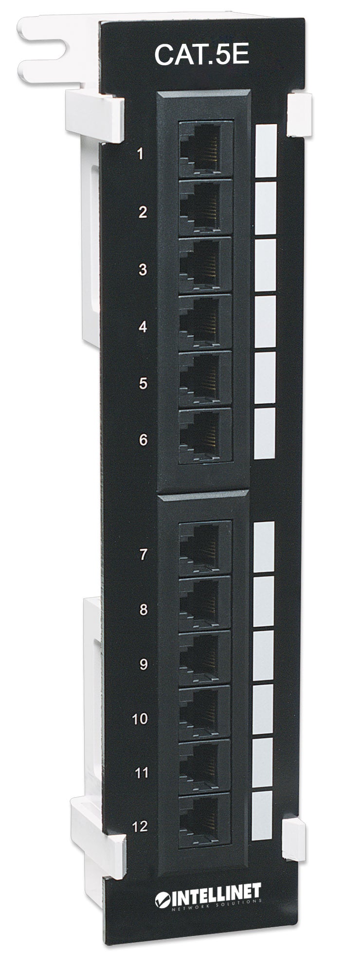 Pannello Patch 12 Porte UTP Cat5e Installazione a Muro - Miniatura 3