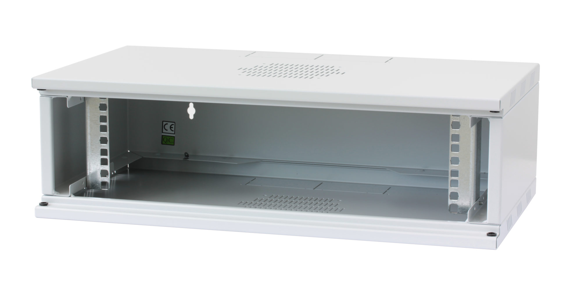 Armadio Rack 19'' a Muro 3U prof. 320 Grigio Assemblato - Miniatura 3