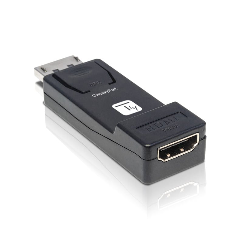 Adattatore Convertitore da DisplayPort DP 1.2 a HDMI 4K 30Hz Nero - Miniatura 3