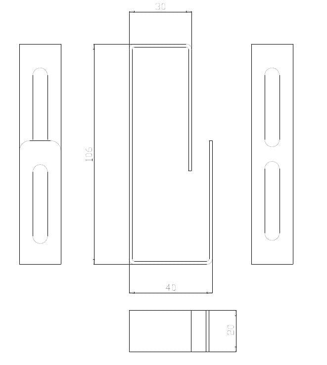 Passacavi per Armadi Rack Grigio - Miniatura 3