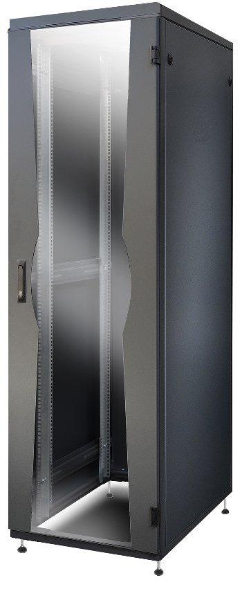 Armadio NetRack 19'' 600x800 33 Unità Nero da Assemblare - Miniatura 3