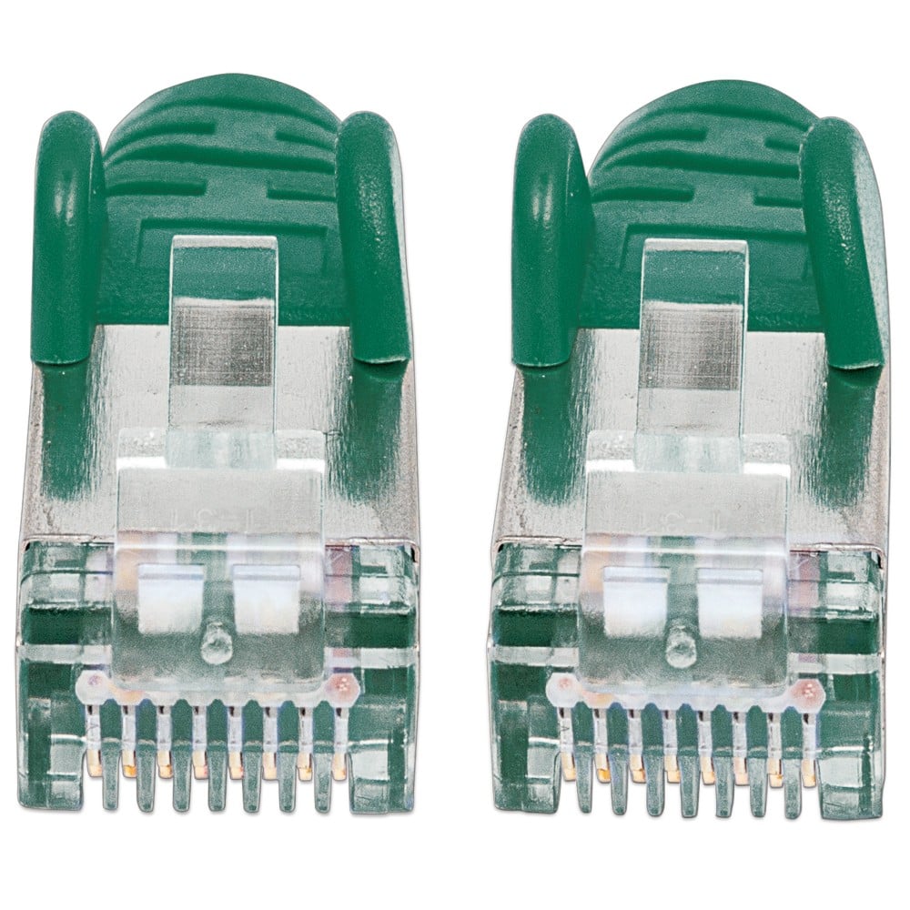 Cavo di rete Patch in rame Cat. 6A Verde SFTP LSZH 5m - Miniatura 3
