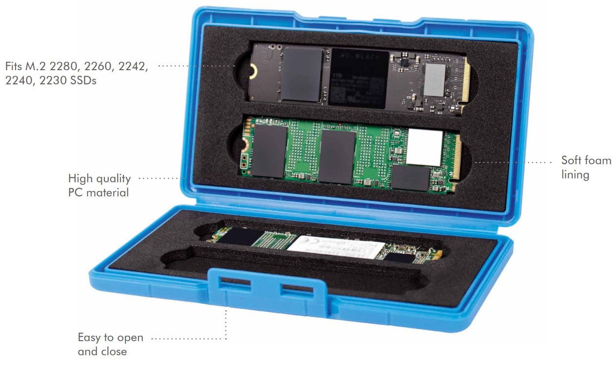 Scatola di Protezione SSD M.2 NGFF/NVMe - Miniatura 3