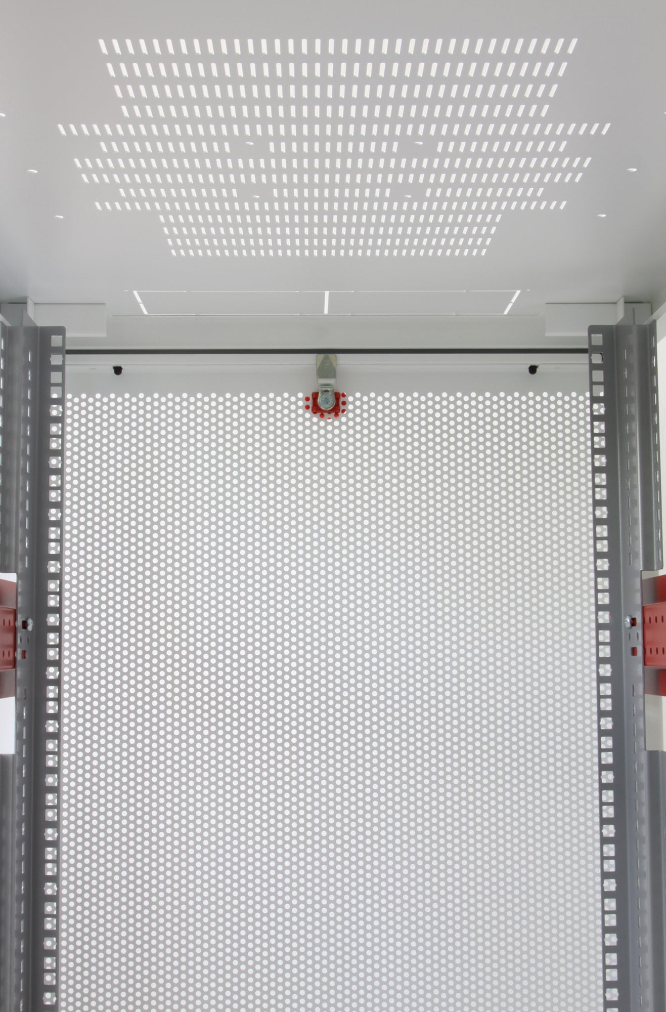 Armadio Server Rack 19'' 600x1000 42 Unita' Bianco serie IdealNET - Miniatura 3
