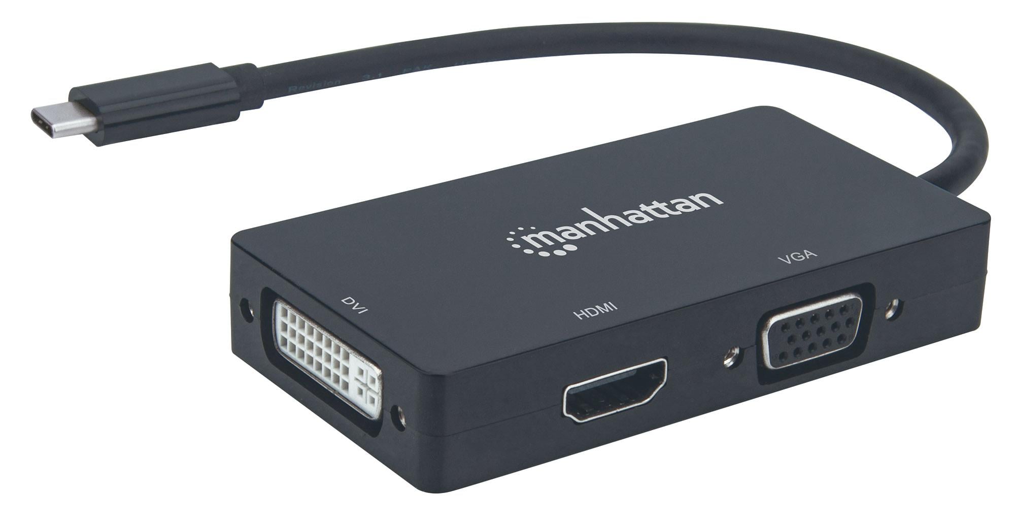 Convertitore Audio Video USB-C™ 3-in-1 Multiporta HDMI DVI VGA - Miniatura 3