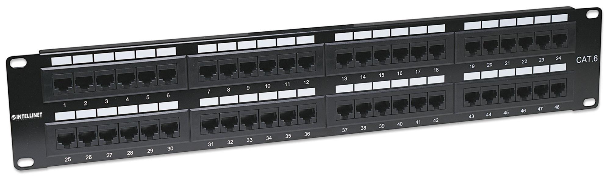 Pannello Patch UTP 48 posti RJ45 cat. 6 - Miniatura 3