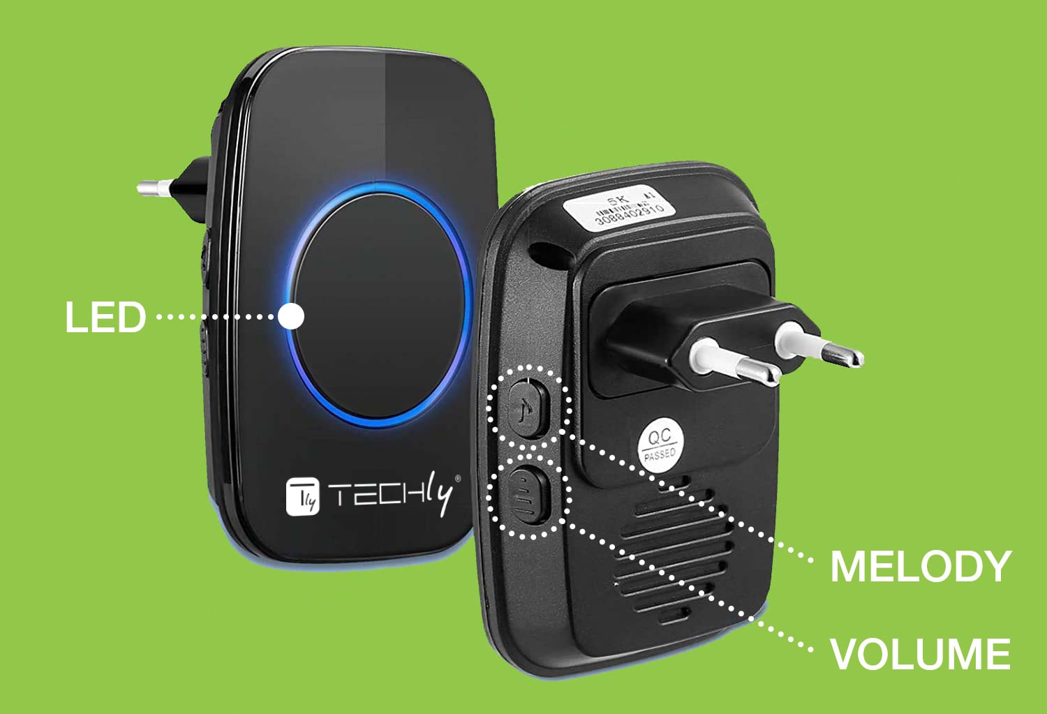 Kit Campanello Wireless fino a 300m - Miniatura 3