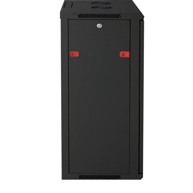 Armadio Rack 19'' a muro 20 unità sezione unica prof. 450mm Nero - Miniatura 3