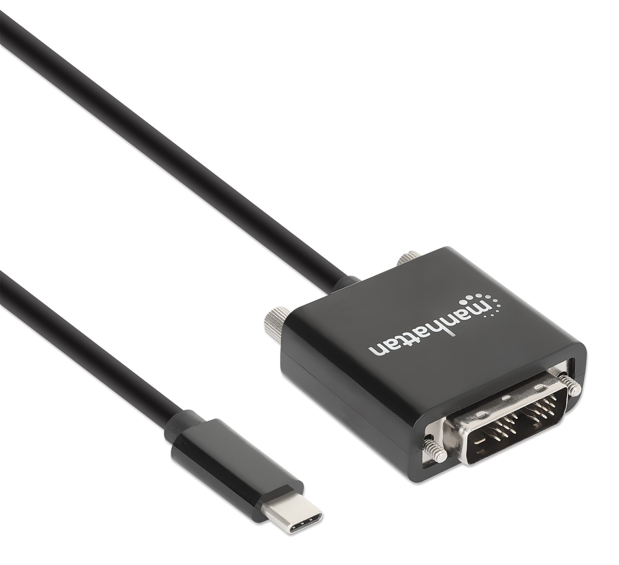 Cavo Adattatore USB-C™ Maschio a DVI Maschio 2m Nero - Miniatura 3