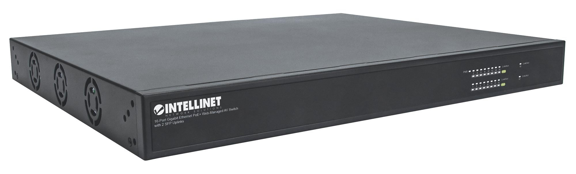 Switch AV Gigabit Ethernet PoE+ a 16 porte 2 SFP - Miniatura 3