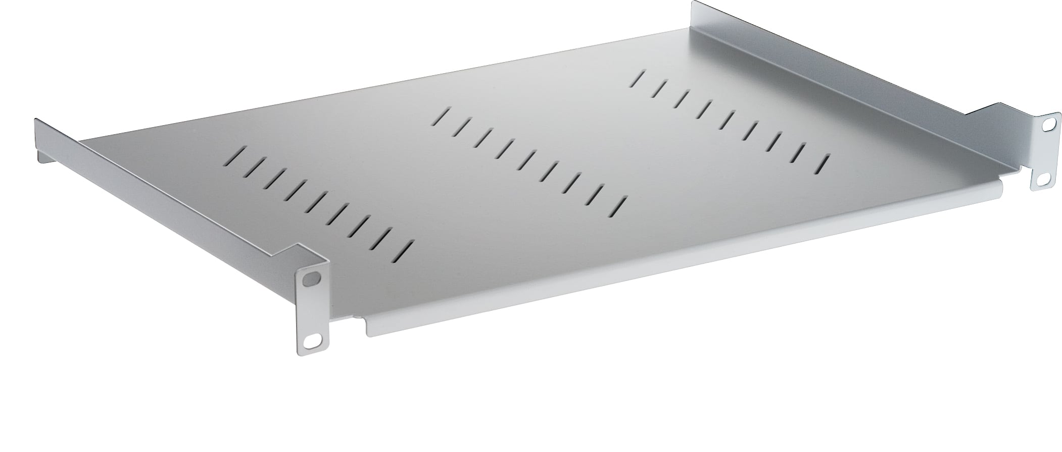 Mensola per Rack 19'' 350 mm 2U Grigia 2 punti - Miniatura 3