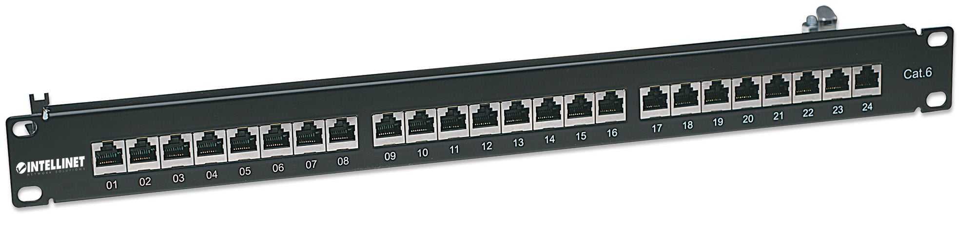 Pannello Patch STP 24 posti RJ45 Cat. 6 - Miniatura 3