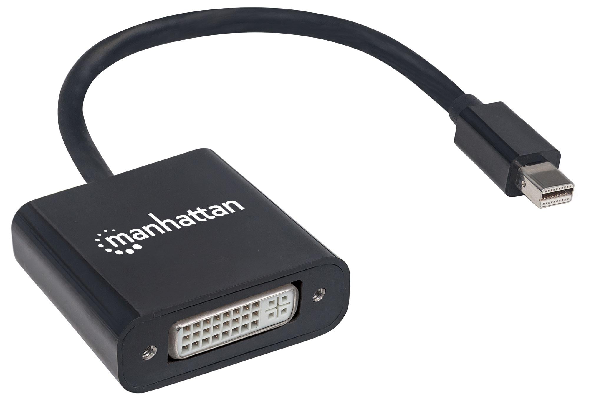 Convertitore Attivo MiniDP M a DVI F 15cm 4K Nero - Miniatura 3