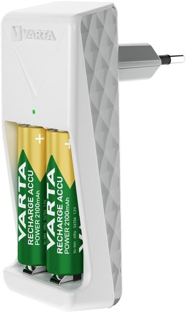 Caricabatterie Mini Charger per 2 Pile Stilo Ministilo AA/AAA - Miniatura 3