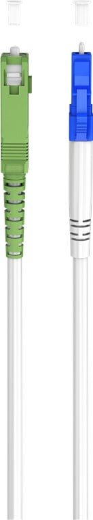 Cavo in Fibra Ottica FTTH Monomodale SC-APC (8°)/LC-UPC OS2 9/125 Simplex 3 metri - Miniatura 3