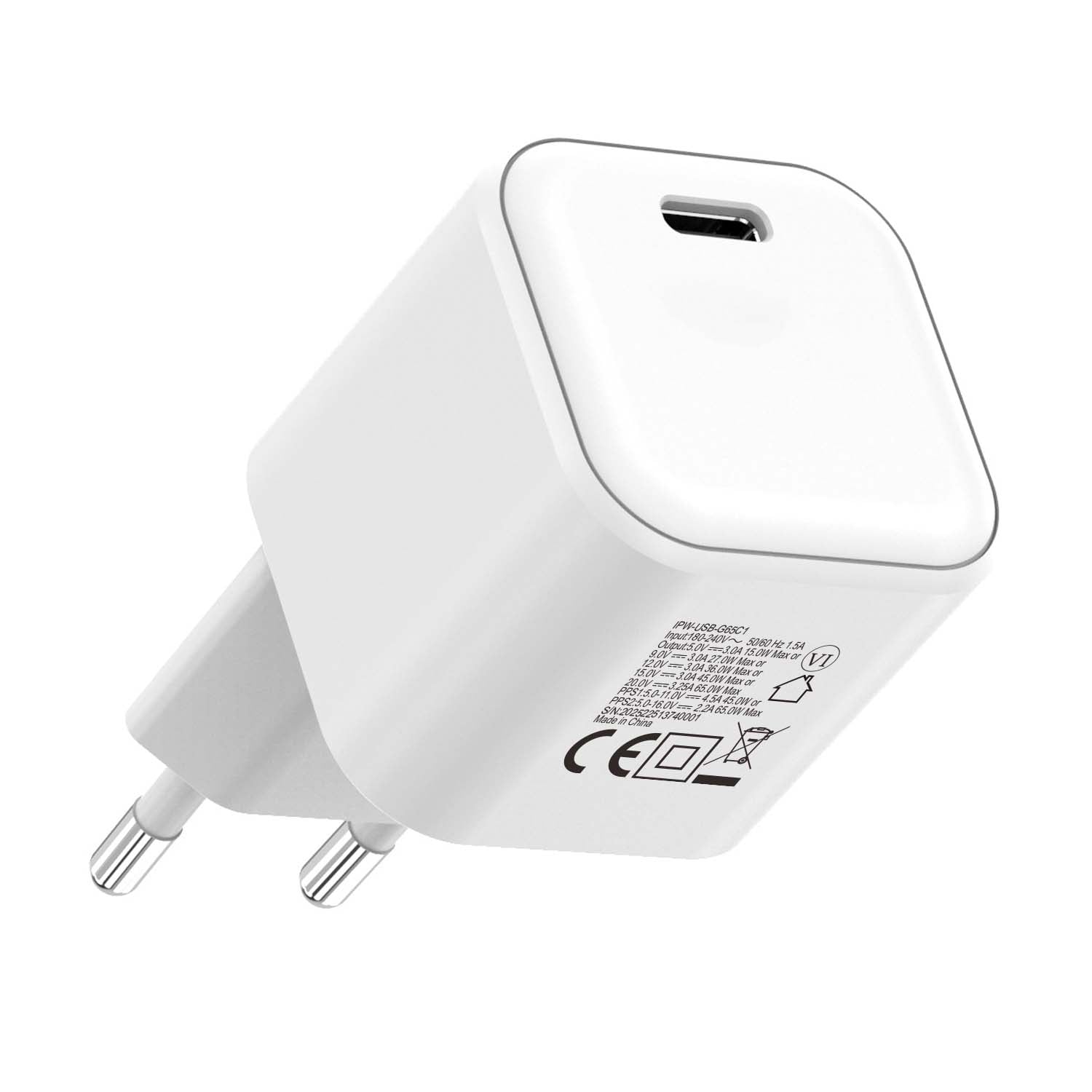 Caricatore Alimentatore GaN USB-C™ da Muro 65W - Miniatura 3