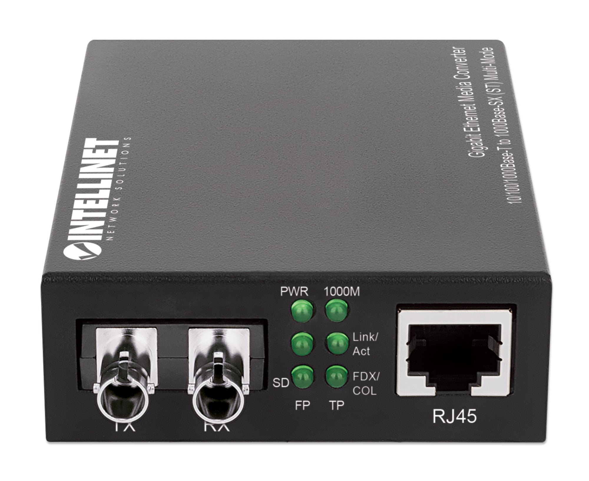 Media Converter Gigabit Ethernet Fibra ST Multimodale - Miniatura 3