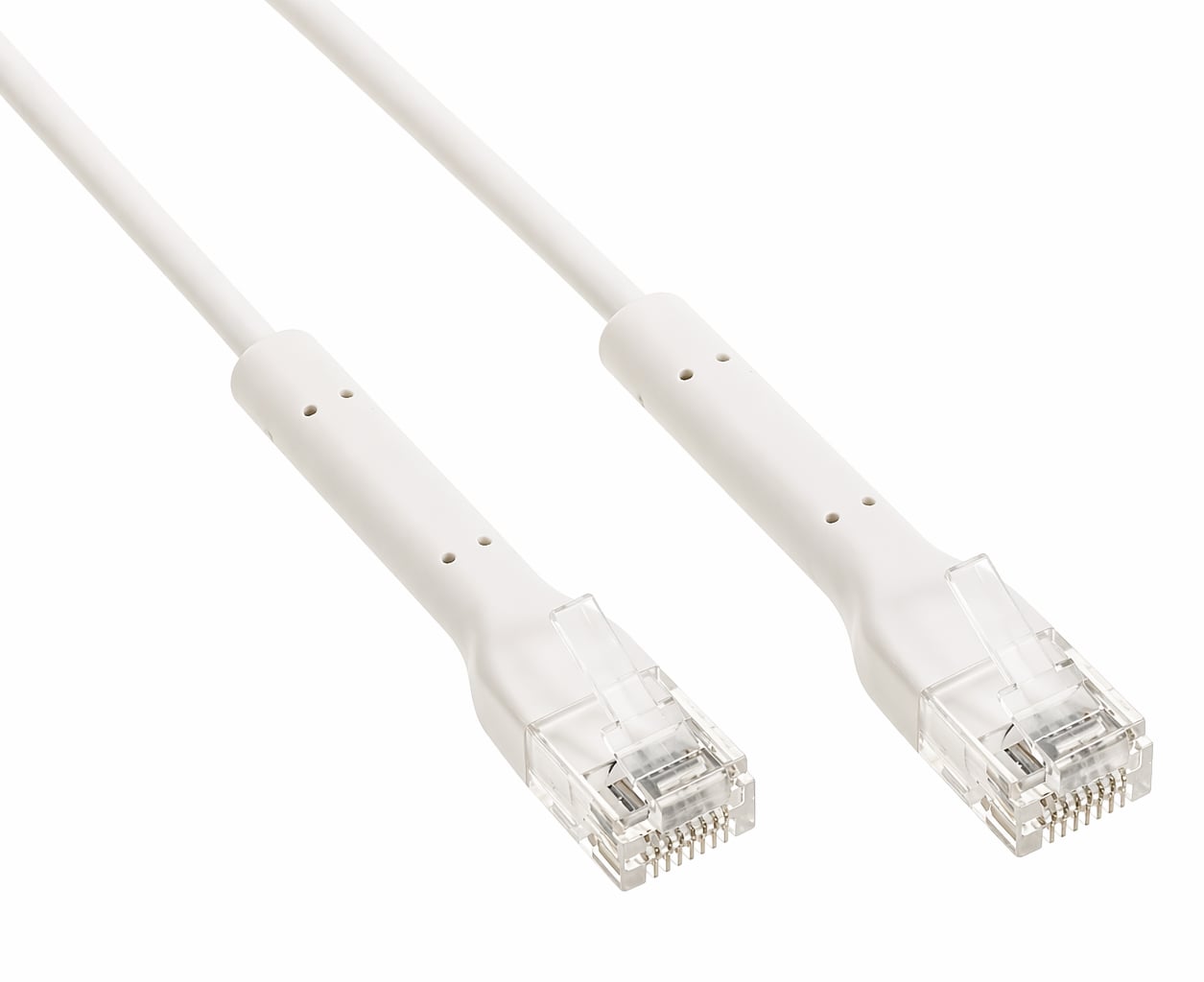 Cavo Slim Patch di Rete Pieghevole in Rame Cat.6A U/UTP 2m Bianco - Miniatura 3