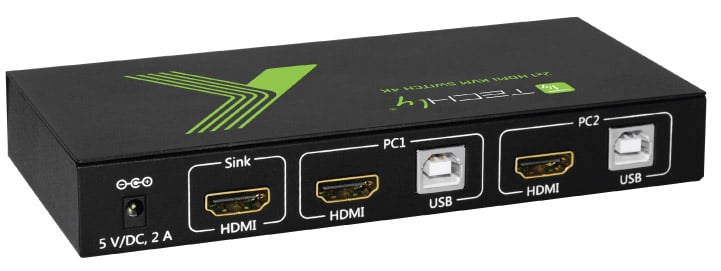 KVM switch 2x1 con USB e HDMI 4K - Miniatura 3