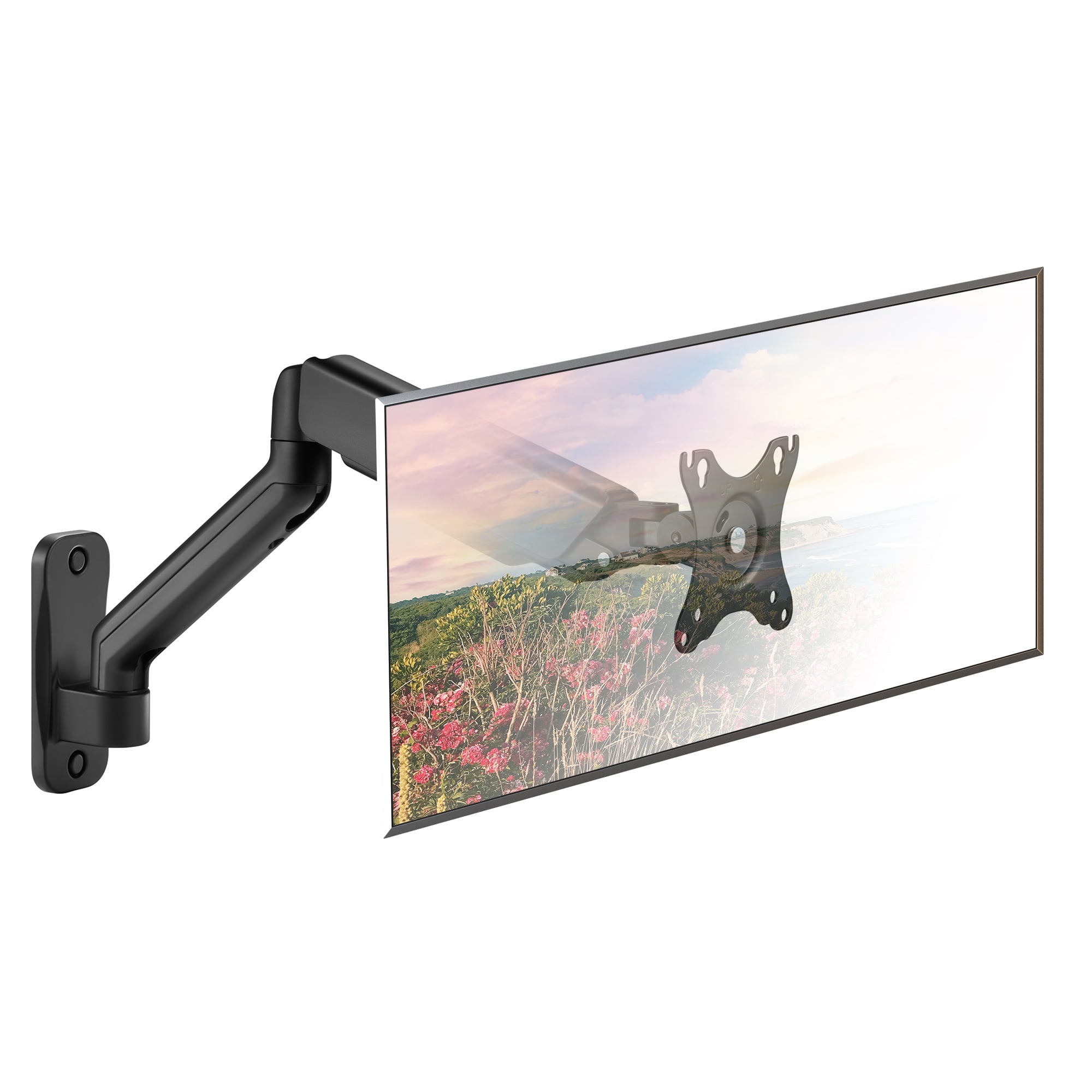 Supporto a Muro con Molla per TV 17-32'' Estensione 55,1 cm - Miniatura 3