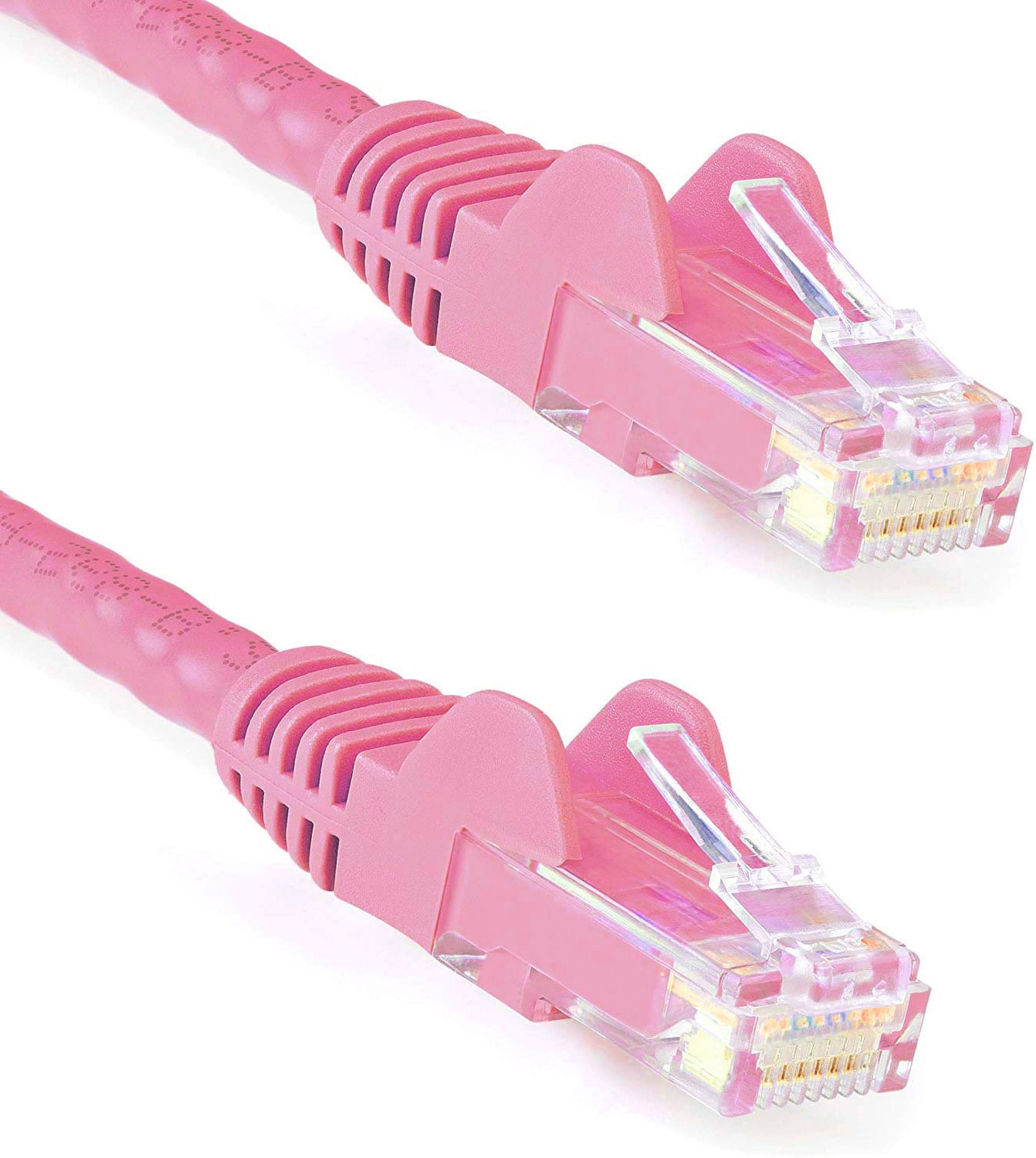 Cavo di rete Patch CCA Cat. 5e Rosa UTP 1 mt - Miniatura 3