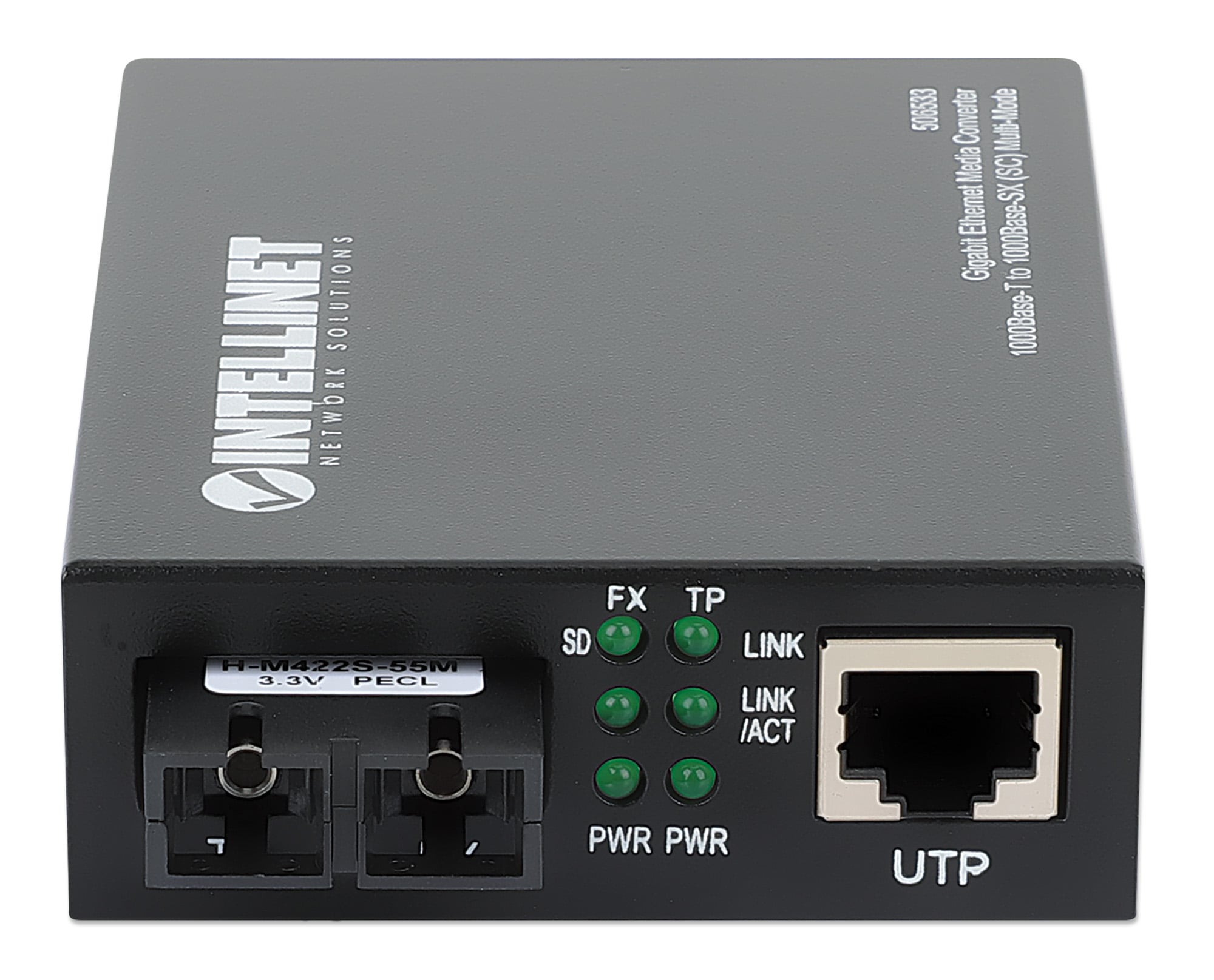Convertitore RJ45 - Fibra SC GigaBit - Miniatura 4